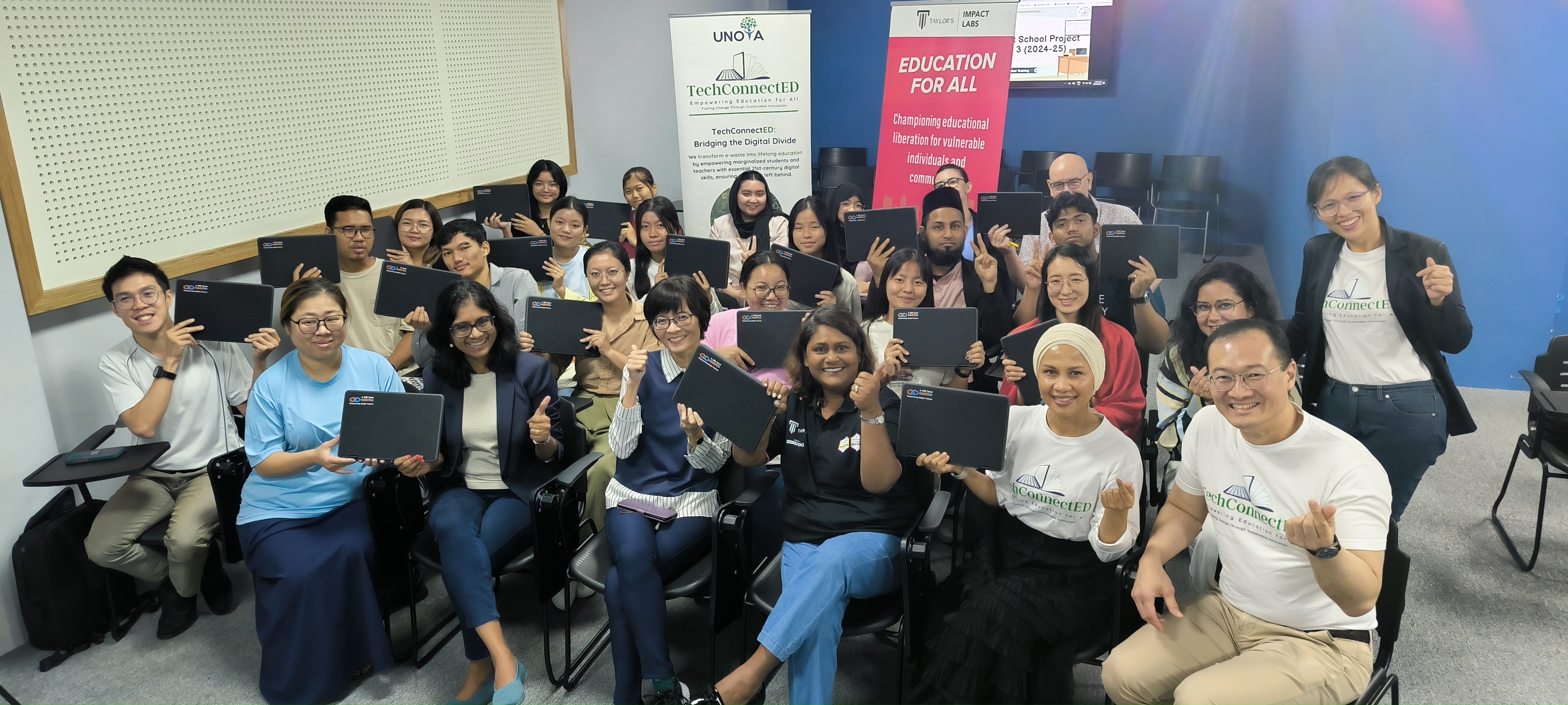 Diverse community learning together